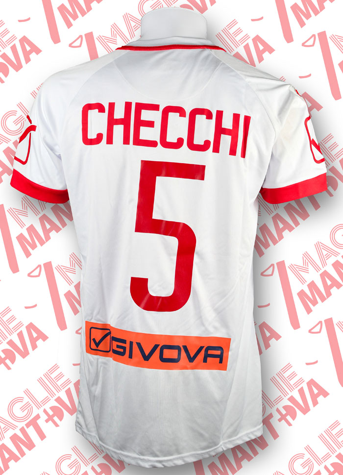 Maillot Acireale Calcio 2020-2021 – Givova, Taille M, Numéro 77, Extérieur Blanc